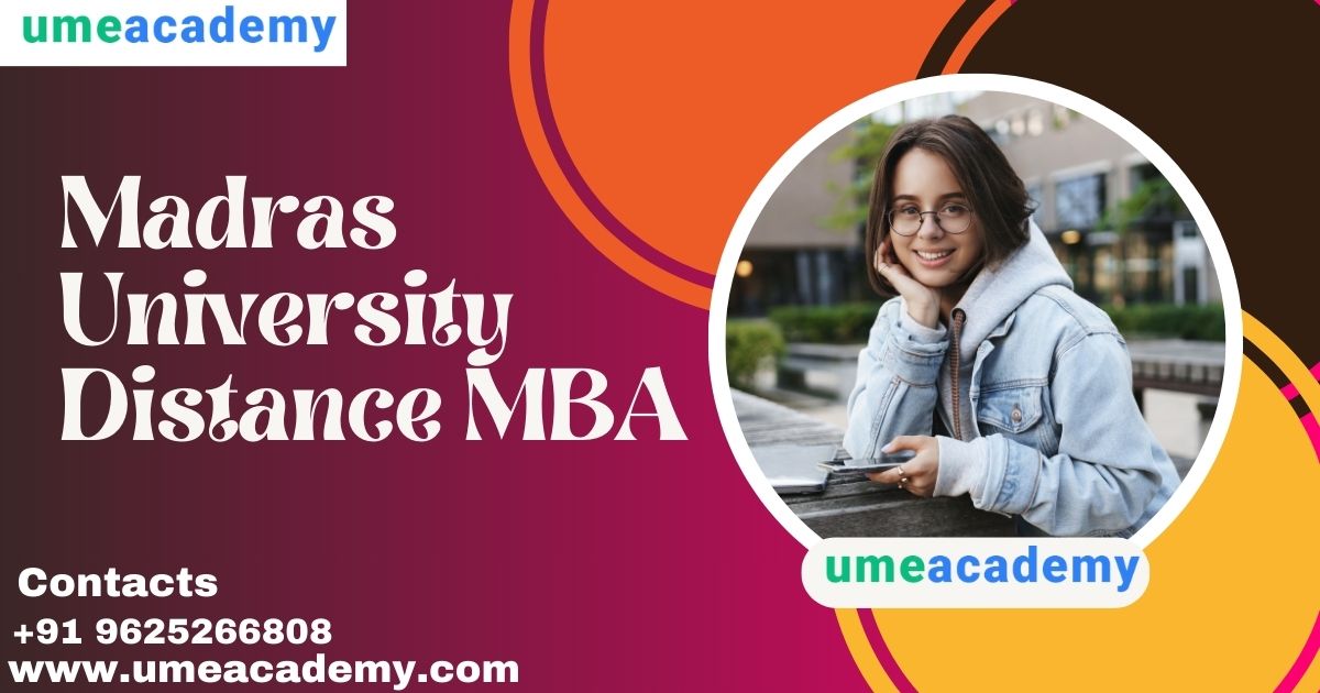 Madras University Distance Mba